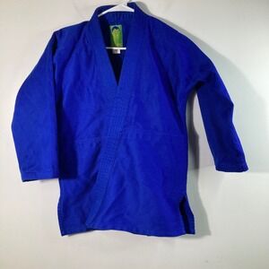 Kids Gladiator by Proforce Jiu Jitsu Jacket‎ Pants Blue Cotton #K2 belts